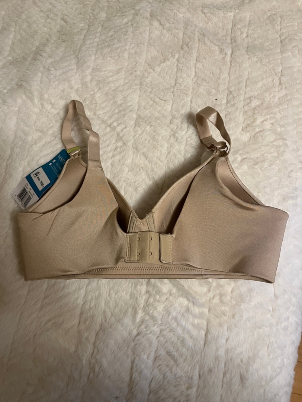 Vanity Fair Beige Smooth Wirefree T-Shirt Bra 34B - Picture 2 of 4